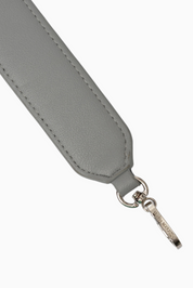 Gray Leather Chain 95cm