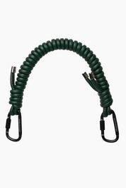 Green Curly Chain Carabiner