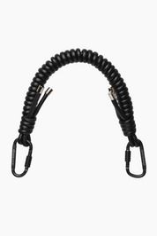 Black Curly Chain Carabiner