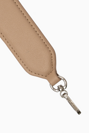 Beige Leather Chain 95cm