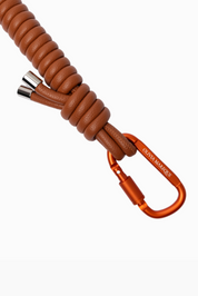 Brown Curly Chain Carabiner