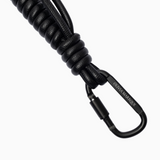 Black Curly Chain Carabiner