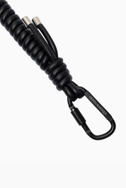 Black Curly Chain Carabiner