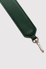 Dark Green Leather Chain 95cm