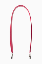 Fuchsia Leather Chain 95cm