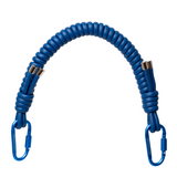 Blue Curly Chain Carabiner