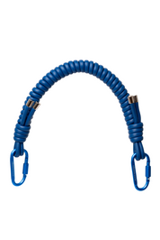 Blue Curly Chain Carabiner