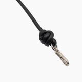 Black Knot Leather Chain