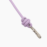 Lilac Knot Leather Chain