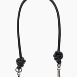 Black Knot Leather Chain