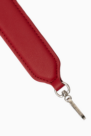 Olivia Red Leather Chain 95cm