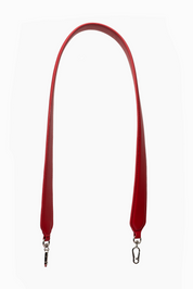 Olivia Red Leather Chain 95cm