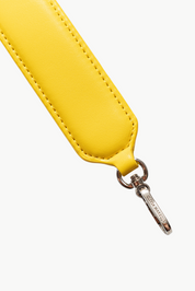 Cadena Piel Amarillo 95cm