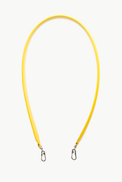 Cadena Piel Amarillo 95cm