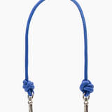 Dark Blue Knotted Leather Chain