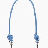 Light Blue Knotted Leather Chain